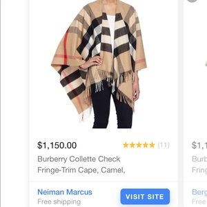 Burberry poncho